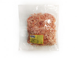 Фрайчизы со вкусом сметана и лук (100 гр.): Кальмар стружка со вкусом краба (розовая)