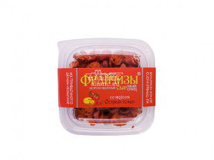 Осьминог (ломтики из филе кальмара): Фрайчизы со вкусом острый томат (100 гр.)