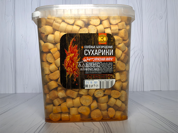 Сухарики с красной икрой в Уфе