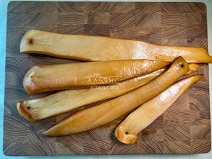 Форель радужная х/к: Кальмар палочки х/к