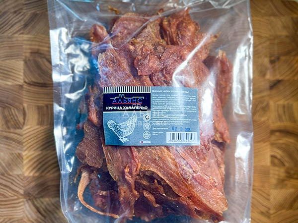 Мясо (АЛЬЯНС) вяленое курица 500гр "С халапеньо" в Уфе