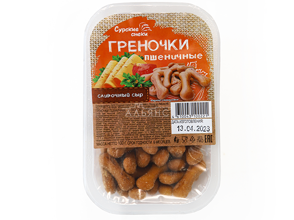 Сурские (ПШЕНИЧНЫЕ) Сливочный сыр (100 гр) в Уфе