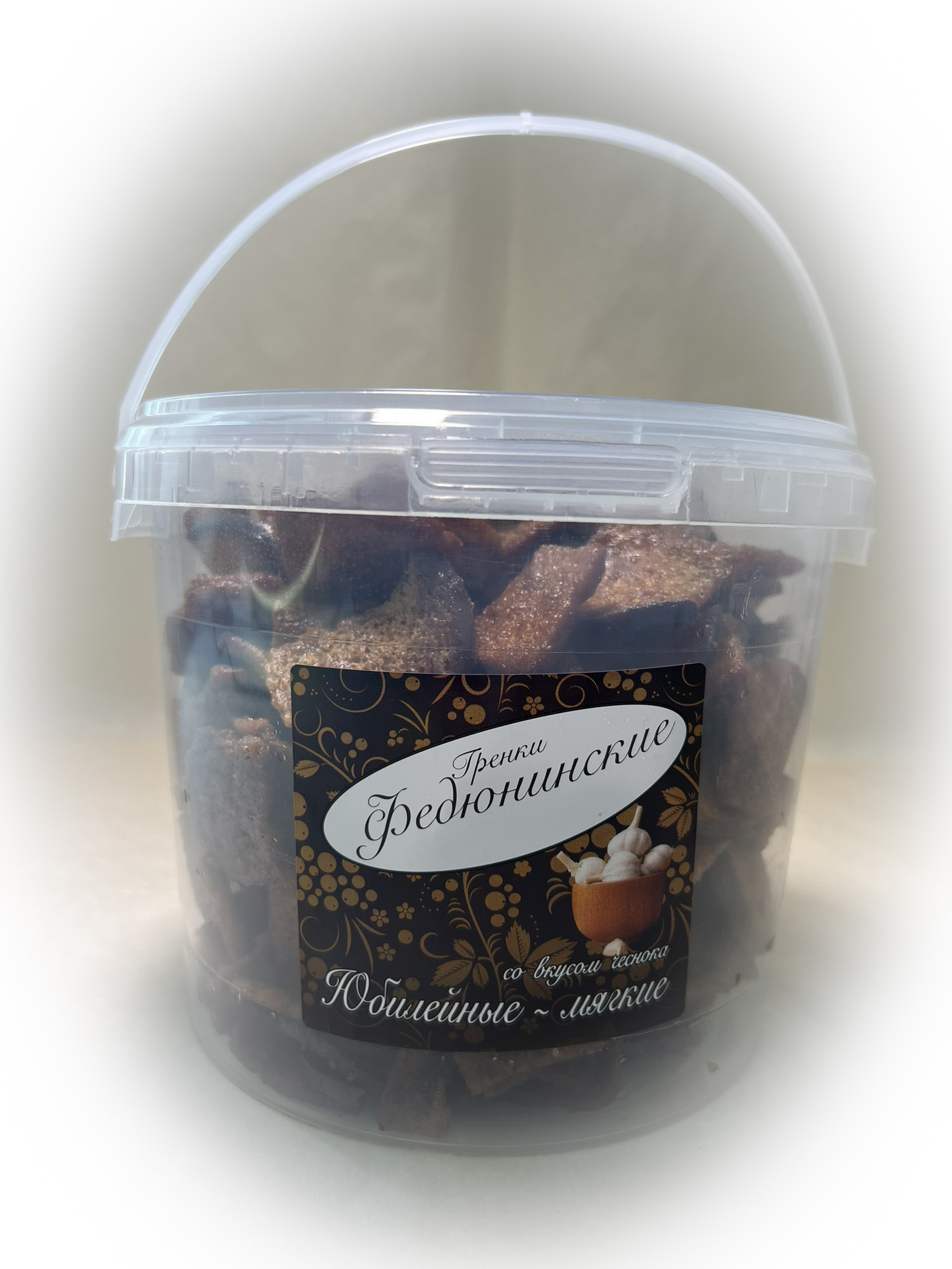 Гренки "ФЕДЮНИНСКИЕ" "Чеснок" (ведро 900 гр.) в Уфе