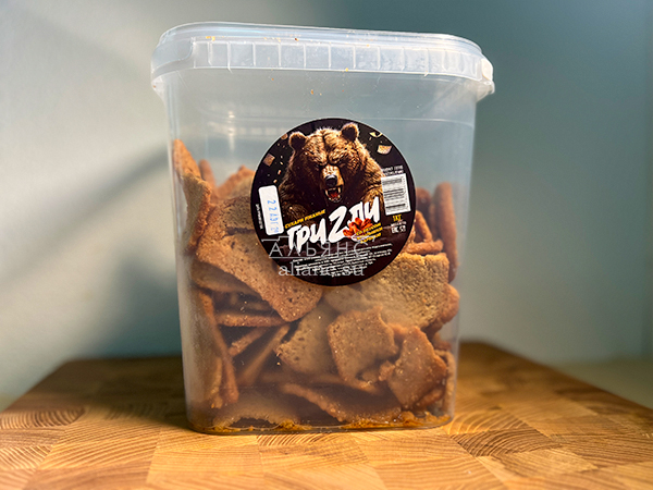 Ведро Ржаные гренки со вкусом Крылышки Барбекю (1 кг) в Уфе