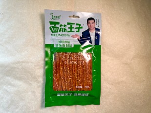 Сухарики с беконом: Мучные полоски ЗЕЛЁНЫЕ со вкусом барбекю 76 гр