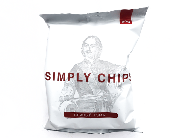 Картофельные чипсы "Simple chips" Пряный томат 80 гр. в Уфе