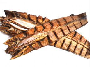 Шашлычок из сома холодного копчения: Белый амур холодного копчения